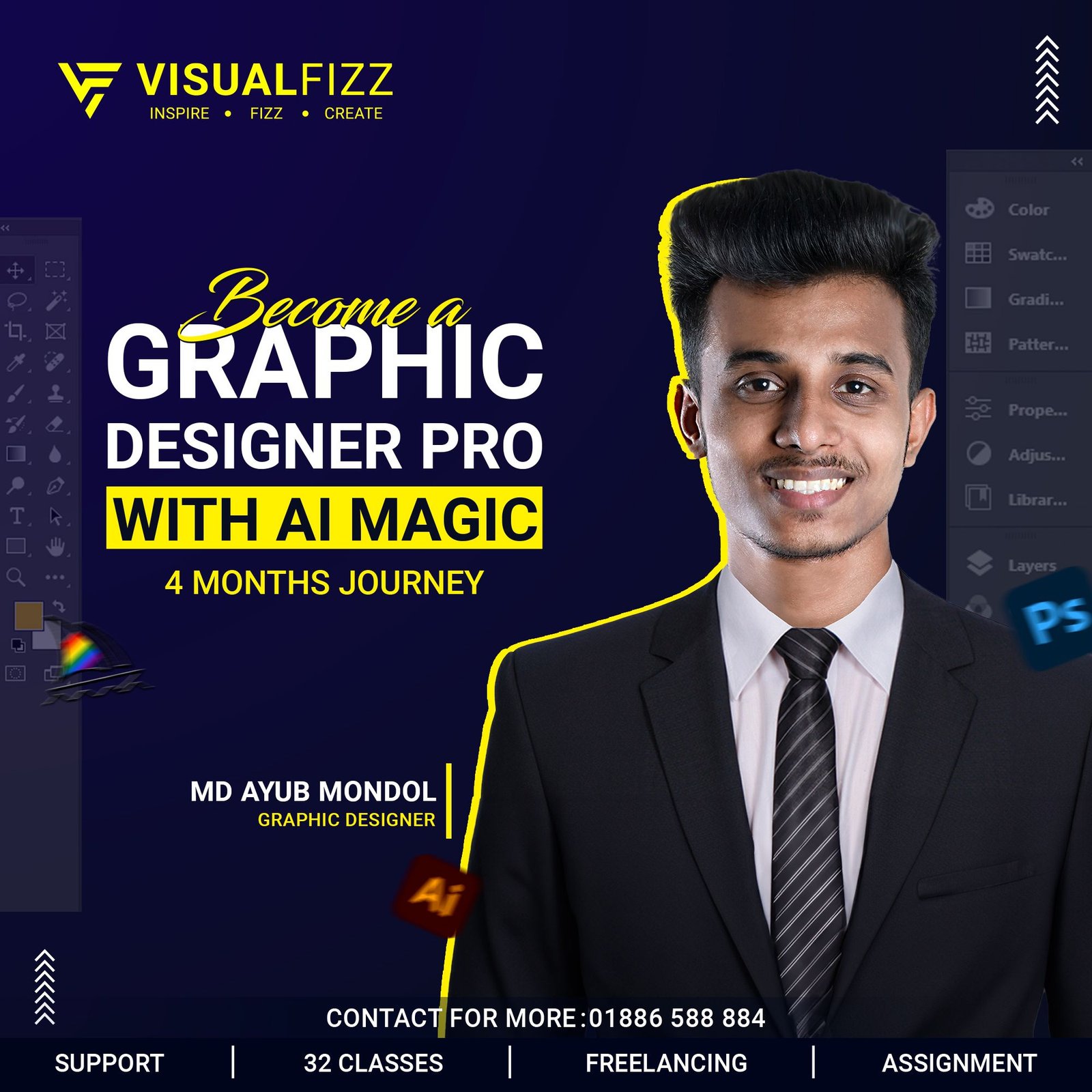 Became a Graphic Designer Pro with AI Magic - Md Ayub Mondol